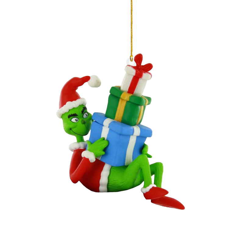 NEW RTS Acrylic Grinch Pendant Decoration for Christmas Free Shipping (50PCS)