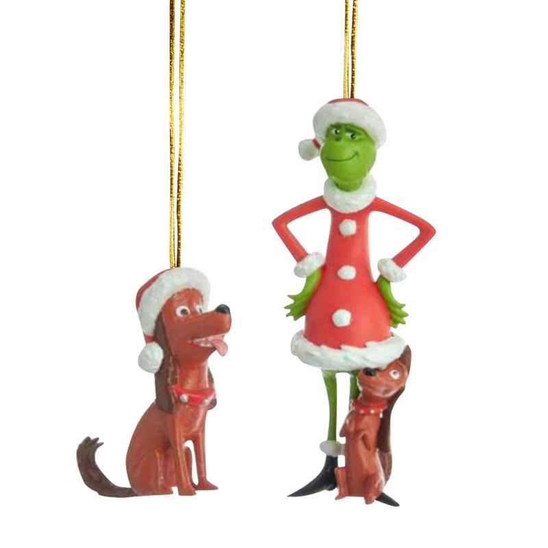 NEW RTS Wood Grinch Pendant Decoration for Christmas Free Shipping (50PCS)