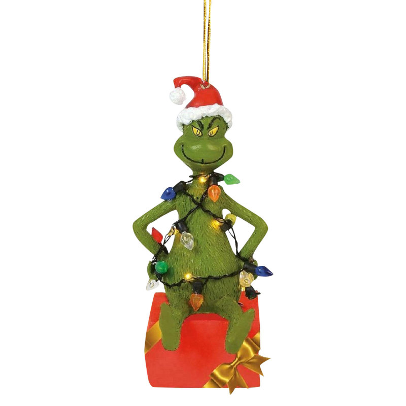 NEW RTS Grinch Pendant Decoration for Christmas Free Shipping (50PCS)