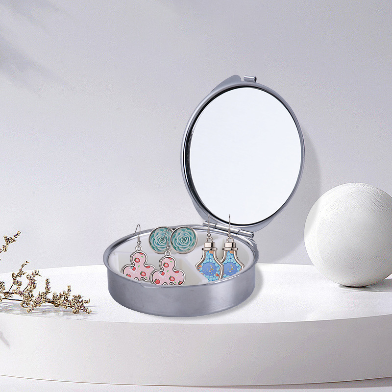 New RTS Sublimation Blank Jewelry Box Free Shipping 2.6*2.4*0,7inch (20PCS/40PCS)