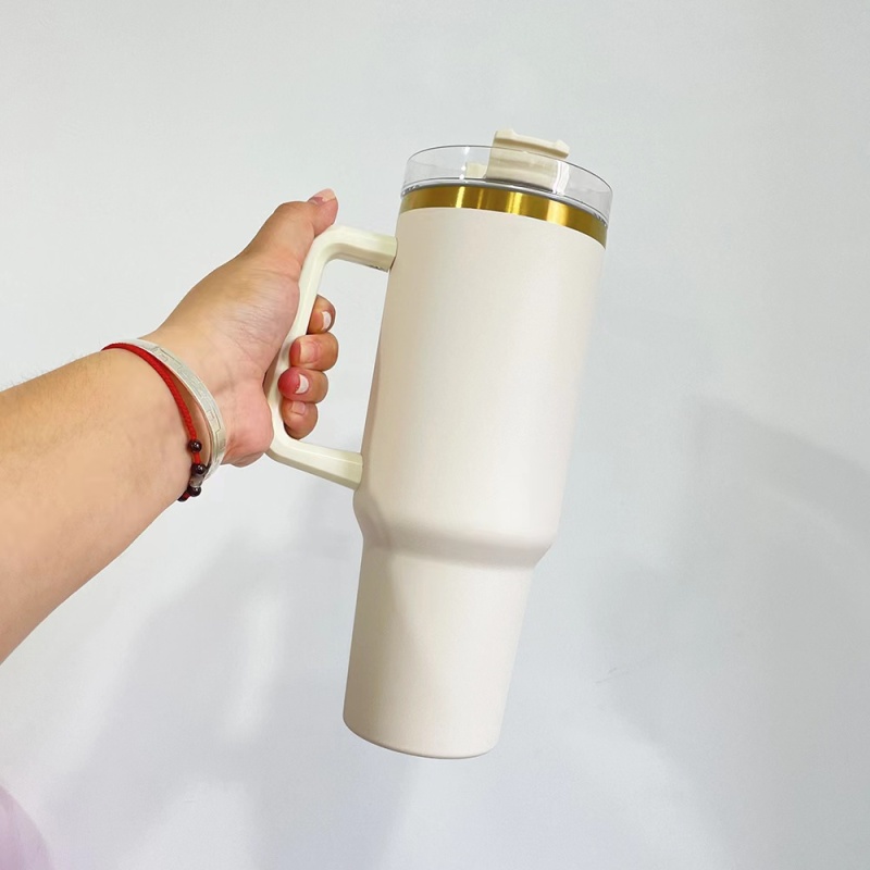 NEW China 40oz Powder Coated Mug with Copper Line for Laser Free Shipping (25PCS)