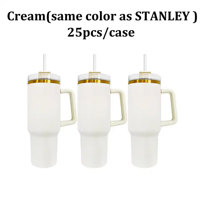 NEW China 40oz Powder Coated Mug with Copper Line for Laser Free Shipping (25PCS)