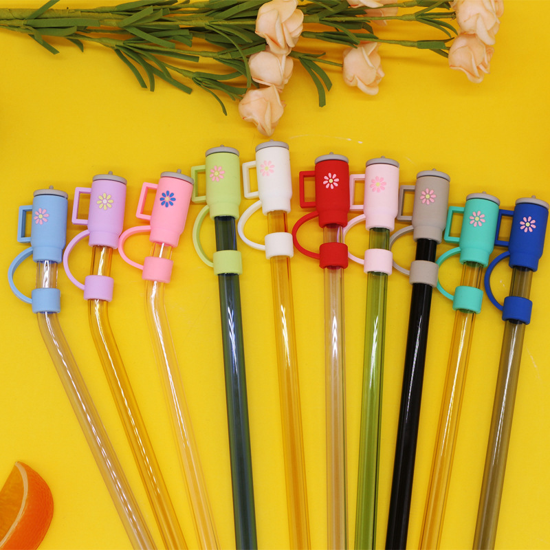 NEW RTS Straw Cap Cover Straw Toppers Cap Fit 10mm Dia Straw Free Shipping (50pcs/100pcs)