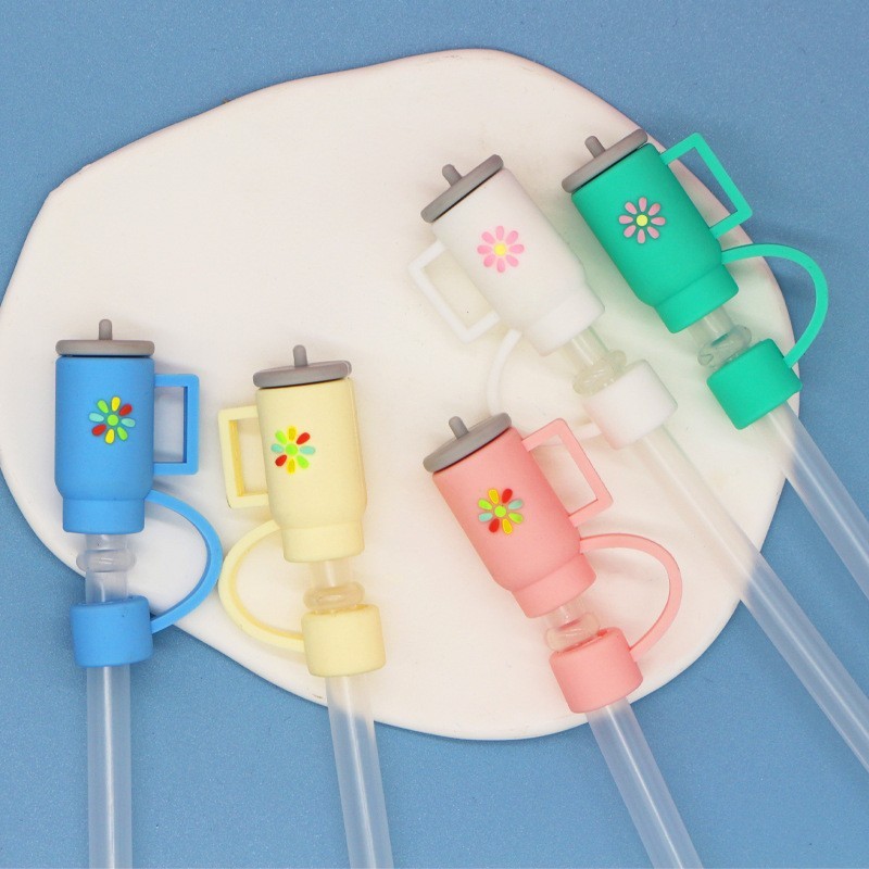 NEW RTS Straw Cap Cover Straw Toppers Cap Fit 10mm Dia Straw Free Shipping (50pcs/100pcs)