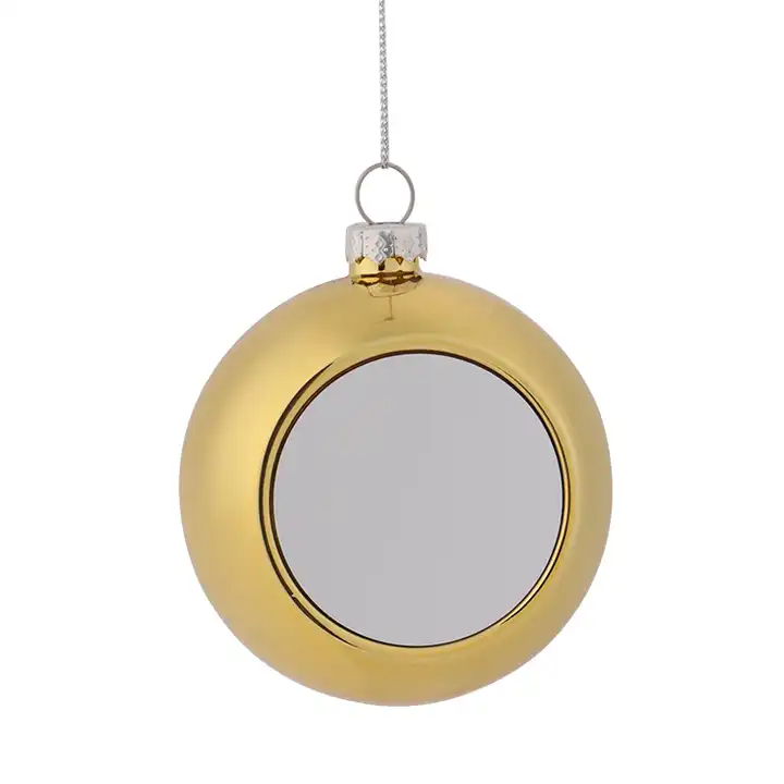 RTS Sublimation Christmas Ornament Tree Ball Pendant Free Shipping (25PCS/50pcs)