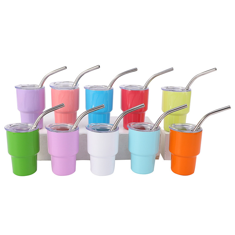 NEW RTS 2oz/3oz Sublimation Stainless Steel Shot Glass Mix Colors (20pcs/50pcs)