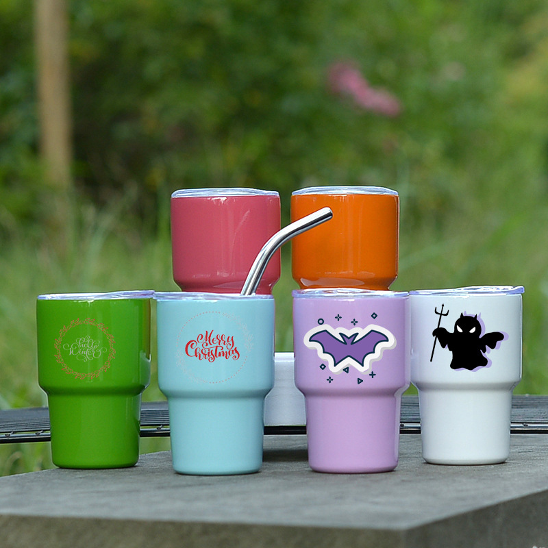 NEW RTS 2oz/3oz Sublimation Stainless Steel Shot Glass Mix Colors (20pcs/50pcs)