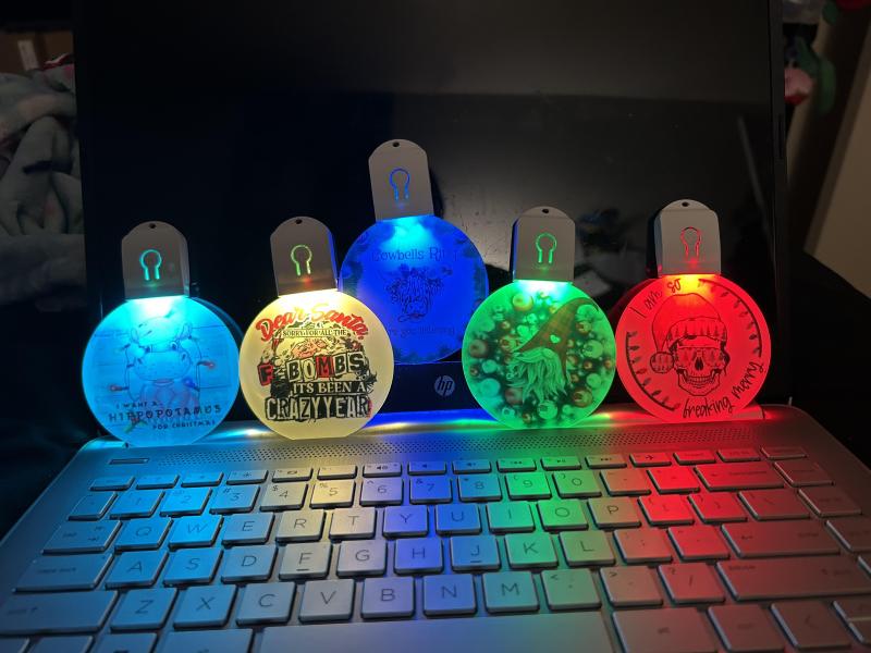 RTS Sublimation Blank Acrylic Lamp Pendant Free Shipping (15PCS/30PCS)