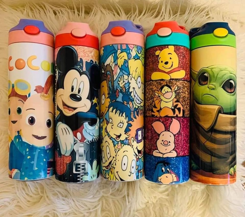 US RTS 20oz/600ml Sublimation Bounce Kids Tumbler (25PCS)