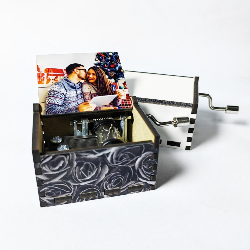 RTS Sublimation Blank Music Box Gift for Valentine's Day Free Shipping 1.8*2.2*1.3inch (10PCS)