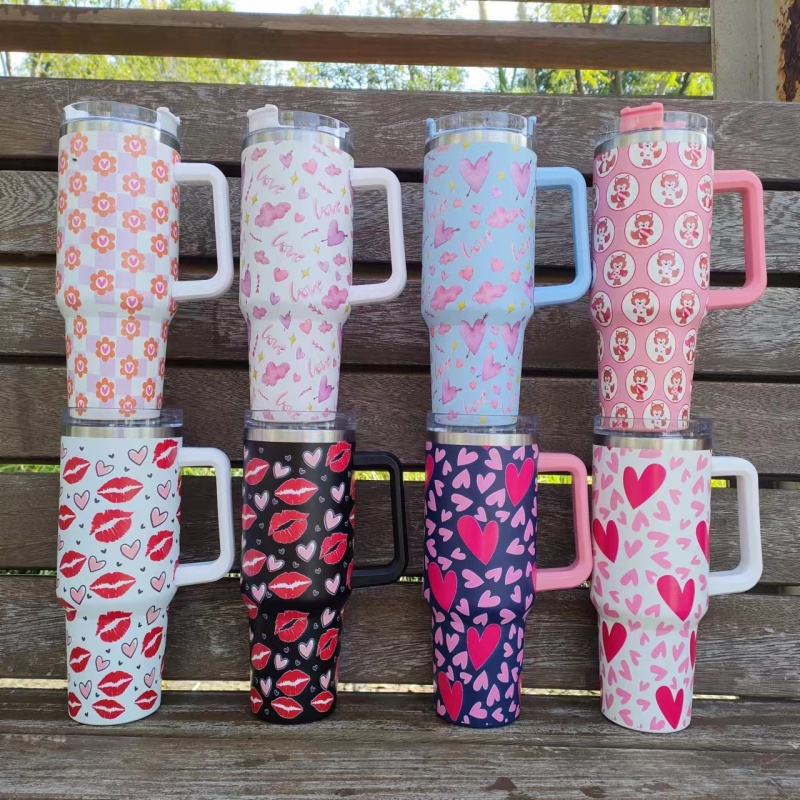 NEW China RTS 40oz Mug Valentine's Day Free Shipping (12PCS/25PCS/50PCS)