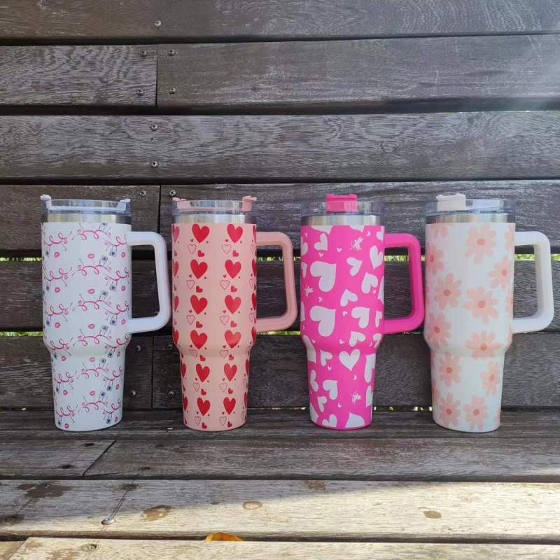 NEW China RTS 40oz Mug Valentine's Day Free Shipping (12PCS/25PCS/50PCS)