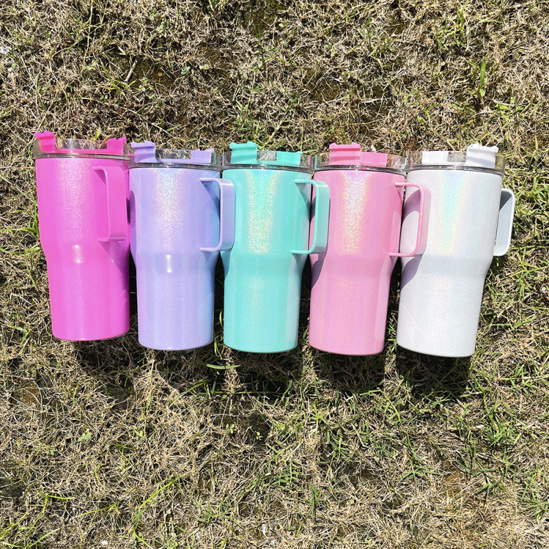 NEW China RTS Sublimation 20oz Shimmer/Glitter Kids Cup Free Shipping (25PCS)