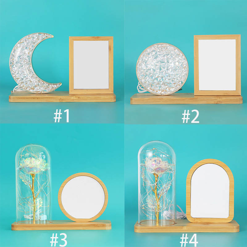 NEW Acrylic Dome with Sublimation Frame with LED Lamp Free Shipping  (20PCS)