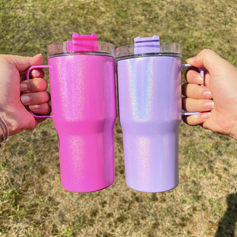 NEW China RTS Sublimation 20oz Shimmer/Glitter Kids Cup Free Shipping (25PCS)