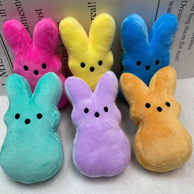 RTS NEW Color Easter Rabbit Peeps Bunny 6''/7.8''/9.8''/19.6'' Free Shipping (25PCS)