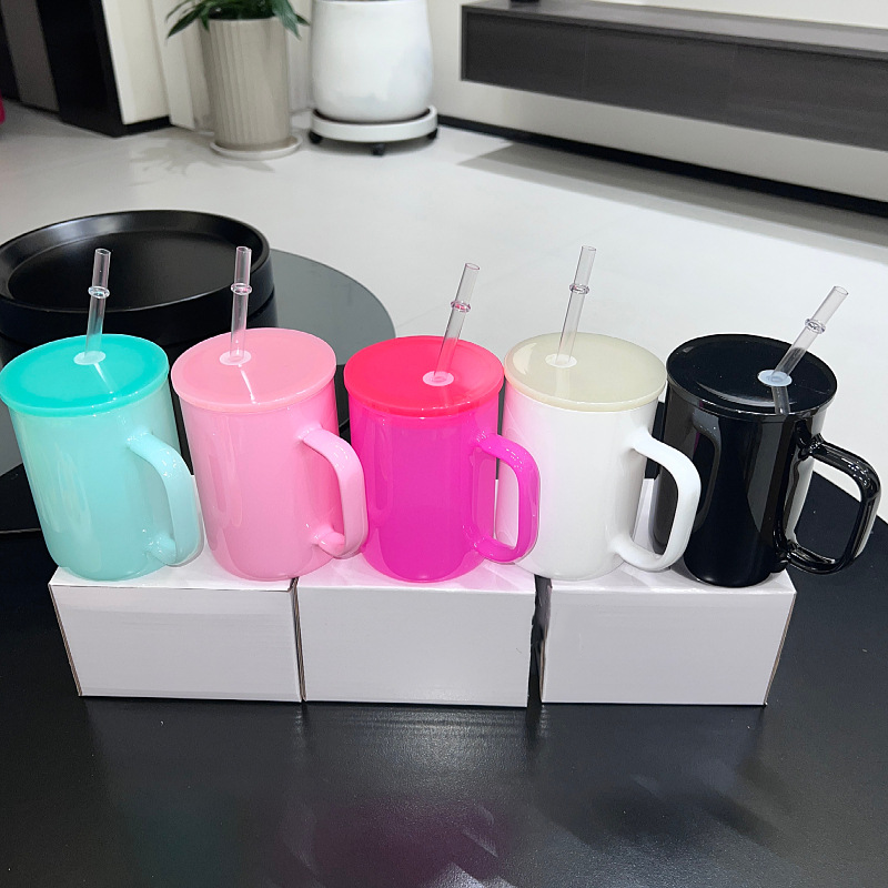 NEW China 17oz Sublimation Colored Glass Mug Free Shipping (25PCS)
