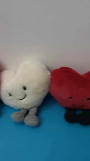 RTS NEW Plush Heart Gift for Valentine's Day 4.7inch Free Shipping (25PCS)
