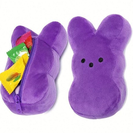 RTS NEW Color Easter Rabbit Peeps Bunny with Zipper 6inch Free Shipping (25PCS)