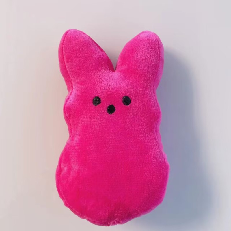 RTS NEW Color Easter Rabbit Peeps Bunny with Zipper 6inch Free Shipping (25PCS)