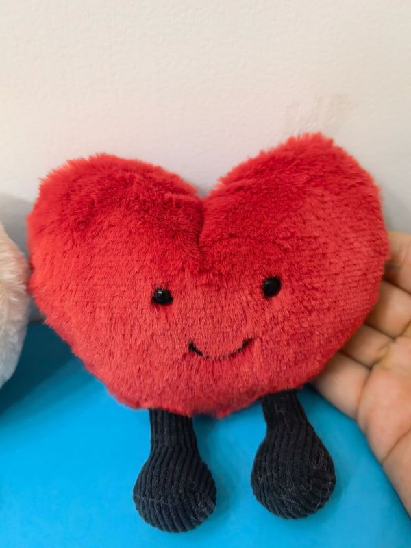 RTS NEW Plush Heart Gift for Valentine's Day 4.7inch Free Shipping (25PCS)