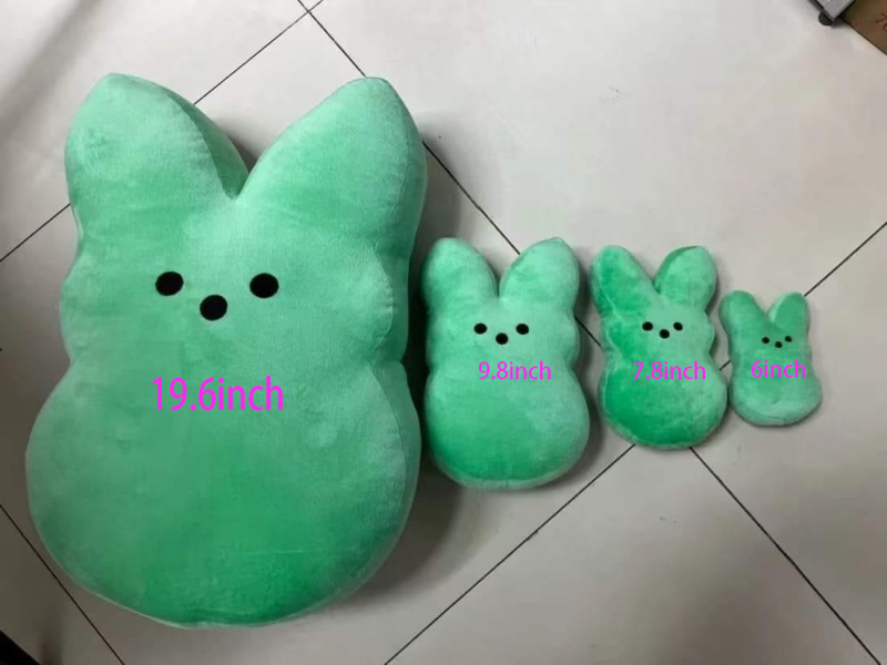 RTS NEW Color Easter Rabbit Peeps Bunny with Zipper 6inch Free Shipping (25PCS)