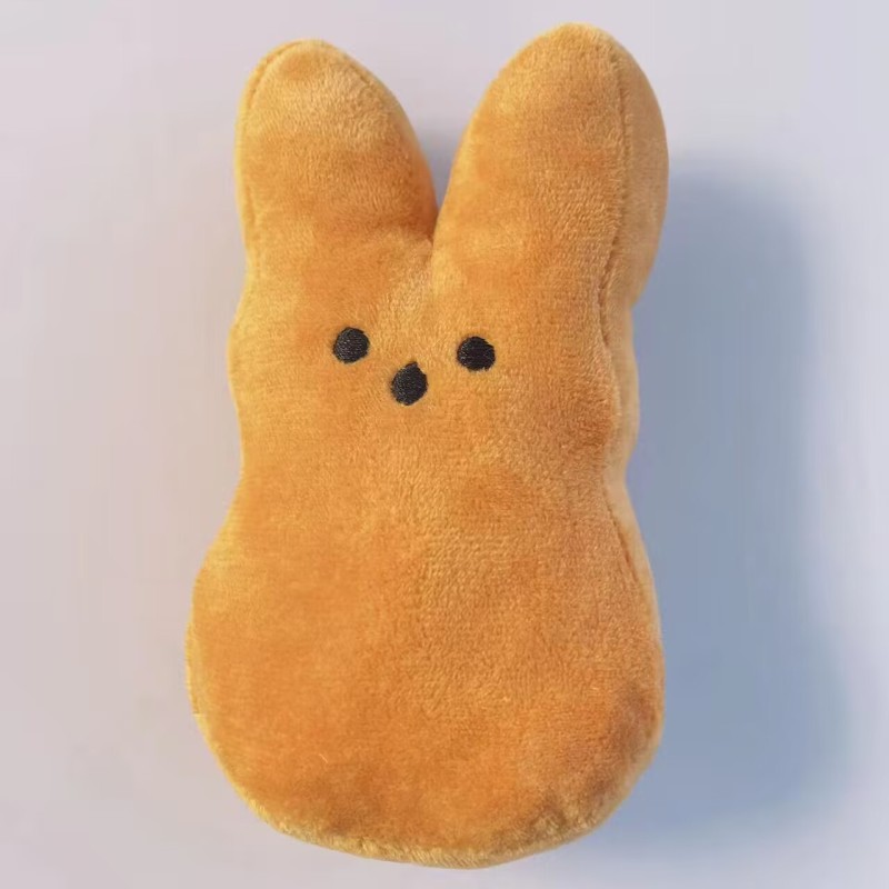 RTS NEW Color Easter Rabbit Peeps Bunny with Zipper 6inch Free Shipping (25PCS)
