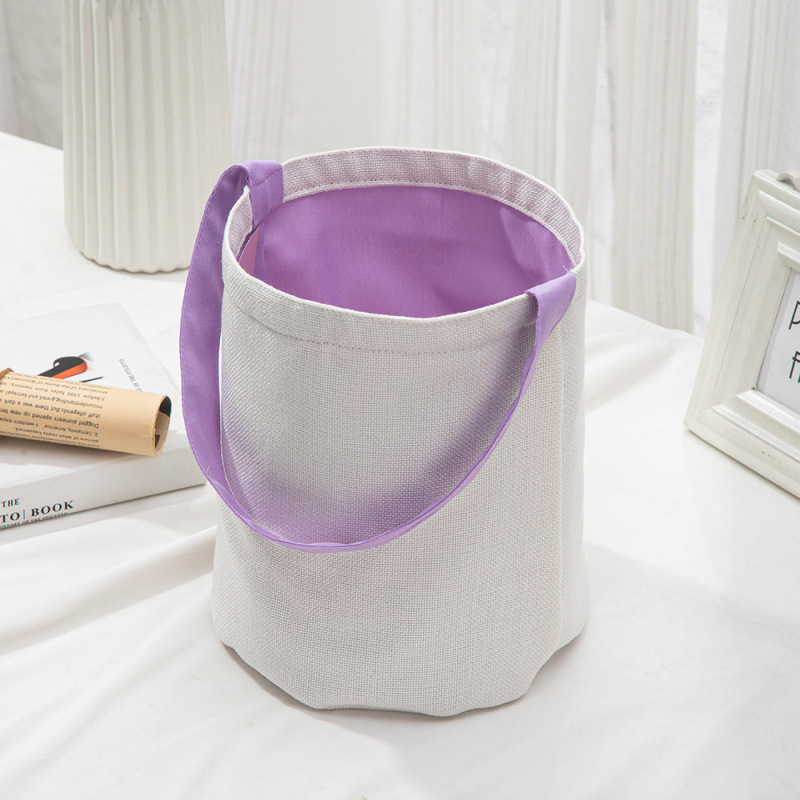 RTS Sublimation Blank Candy Bag for Easter Canvas Bag 9.8''x7.8'' Free Shipping (15PCS)