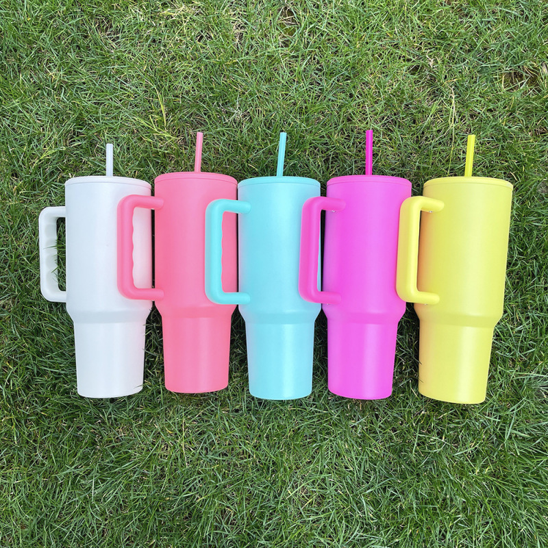 NEW China 40oz 3.0 Sublimation Mug with Colored Lid Free Shipping (25PCS)