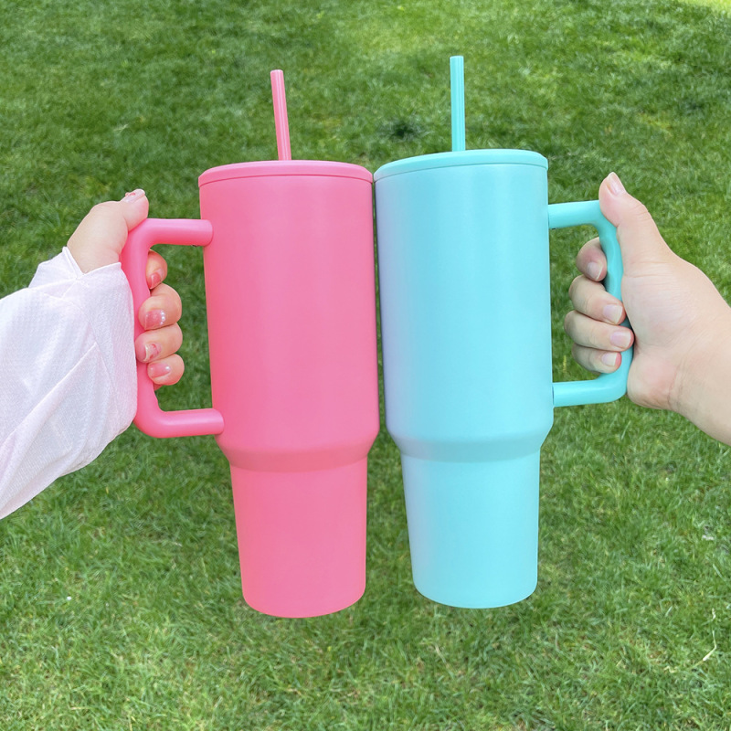 NEW China 40oz 3.0 Sublimation Mug with Colored Lid Free Shipping (25PCS)