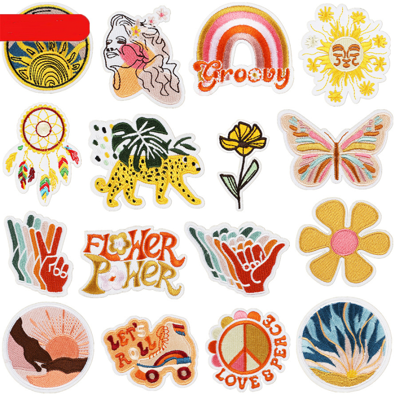 NEW RTS Embroidery Patch for Cloth/Hat Free Shipping (50PCS)