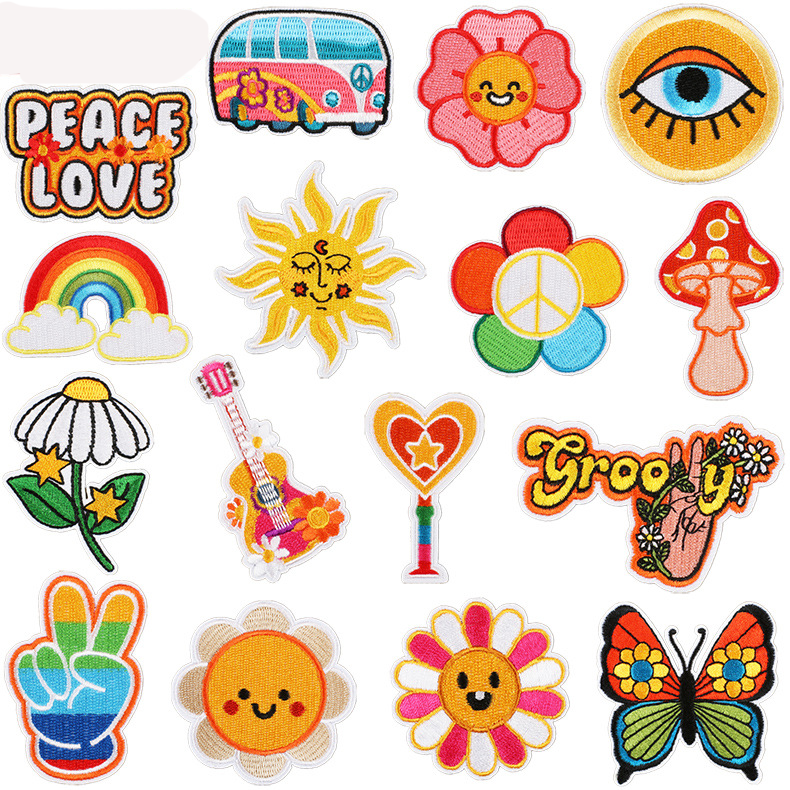 NEW RTS Embroidery Patch for Cloth/Hat Free Shipping (50PCS)