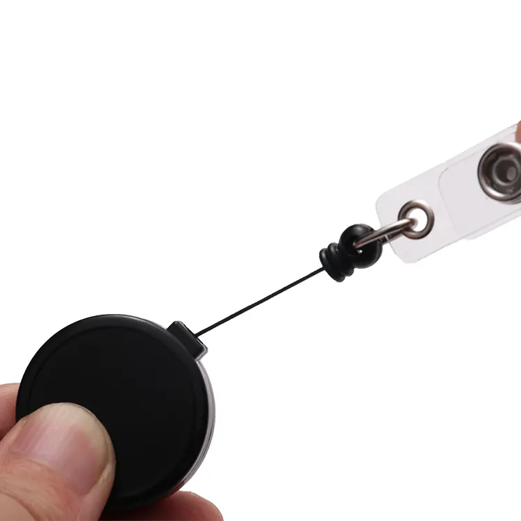 NEW Sublimation Retractable Plastic Badge Reel Clip Holder Free Shipping (25PCS)