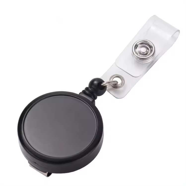 NEW Sublimation Retractable Plastic Badge Reel Clip Holder Free Shipping (25PCS)