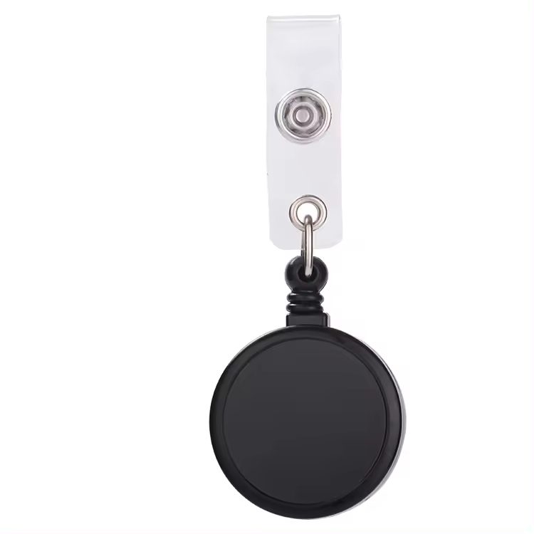 NEW Sublimation Retractable Plastic Badge Reel Clip Holder Free Shipping (25PCS)