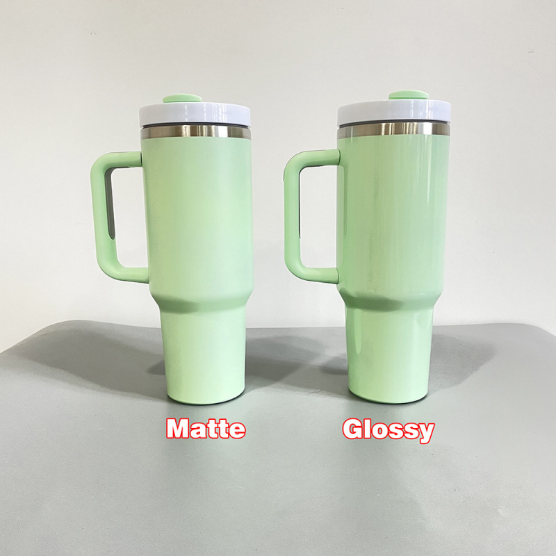 NEW China RTS H2.0 40oz Sublimation Macaron Mugs Glossy/Matte Free Shipping (25PCS)