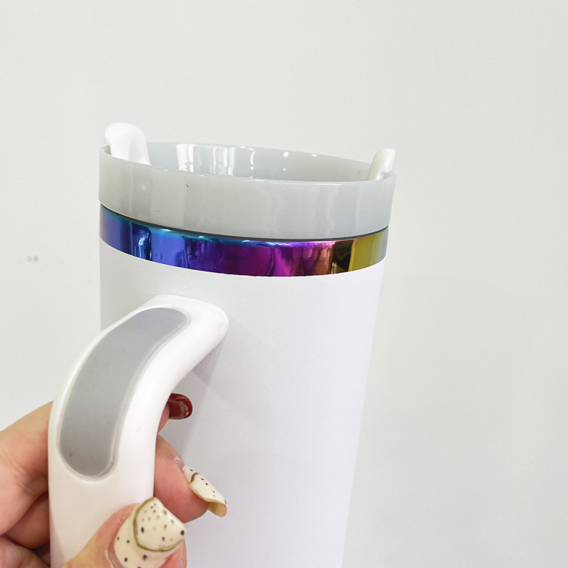 NEW China RTS 30oz/40oz Powder Coated Rainbow Painted Mug for Laser Free Shipping (20PCS)