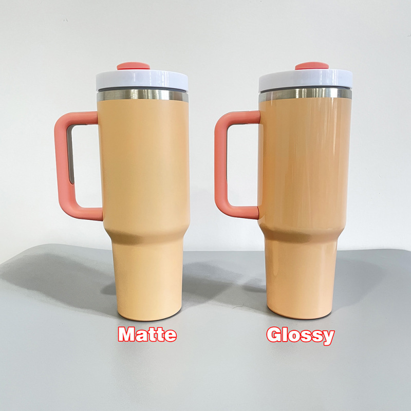 NEW China RTS H2.0 40oz Sublimation Macaron Mugs Glossy/Matte Free Shipping (25PCS)