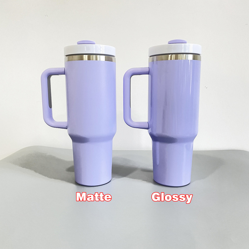NEW China RTS H2.0 40oz Sublimation Macaron Mugs Glossy/Matte Free Shipping (25PCS)