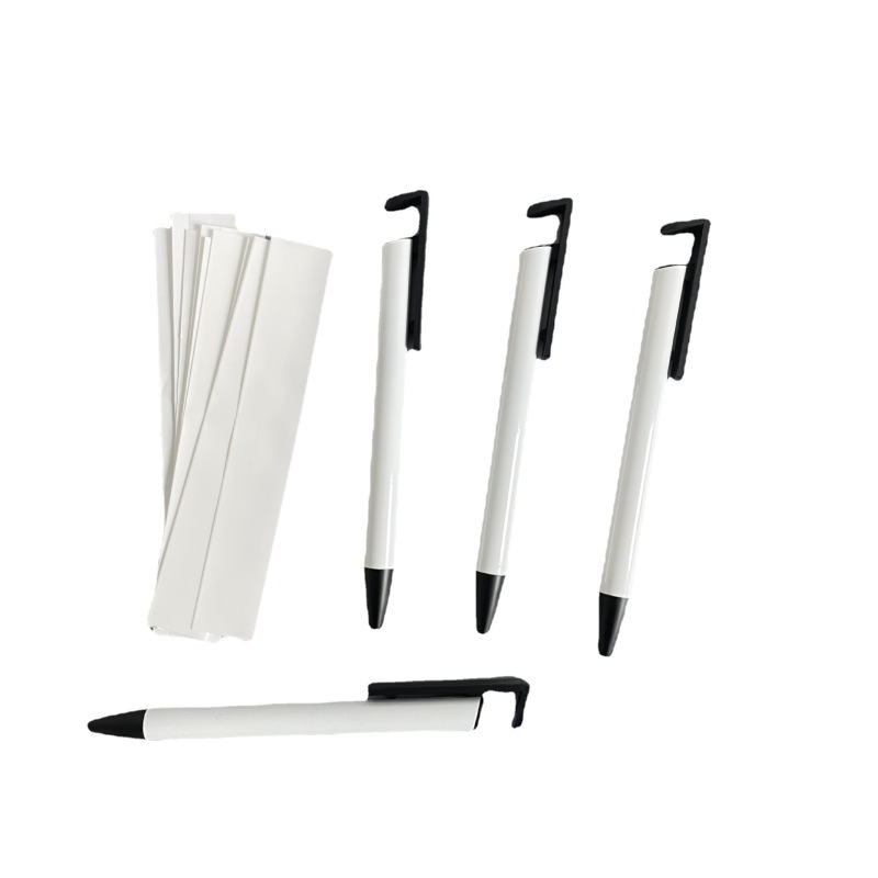 Sublimation White Pen with Shrink Wrap (50pcs)