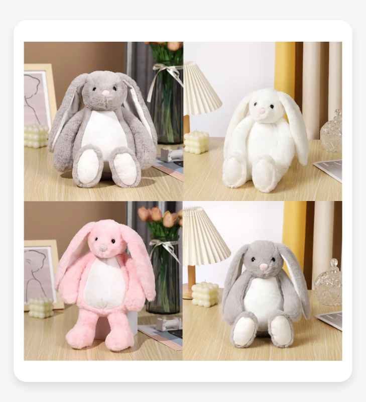US RTS Sublimation Plush Rabbit Bunny for Easter 12'' Free Shipping (25PCS)