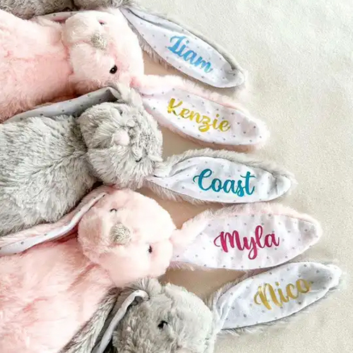 US RTS Sublimation Plush Rabbit Bunny for Easter 11.8'' Free Shipping (25PCS)