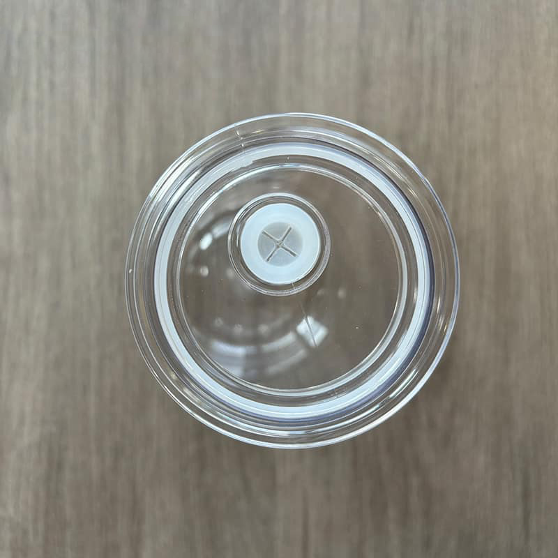 US RTS 16oz Sublimation Double Wall Snowglobe Glass Cup with Clear Lids Free Shipping(25PCS)