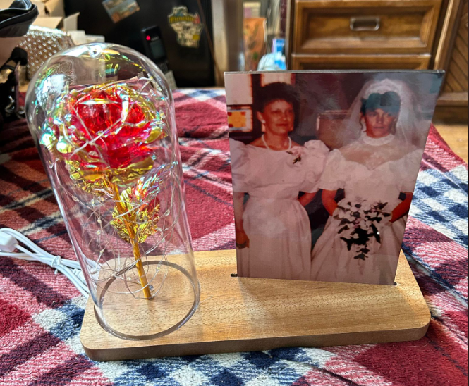 NEW Acrylic Dome with Sublimation Frame with LED Lamp Free Shipping  (15PCS)
