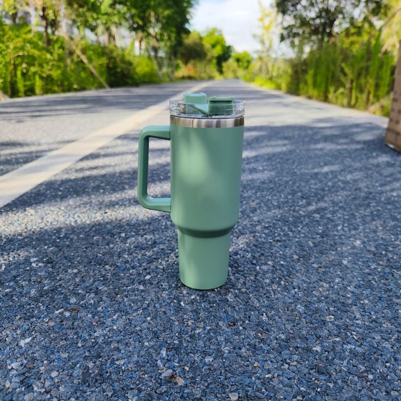 China RTS 40oz Powder Coated Mug Non-sub Stainless Steel Colored(25PCS)