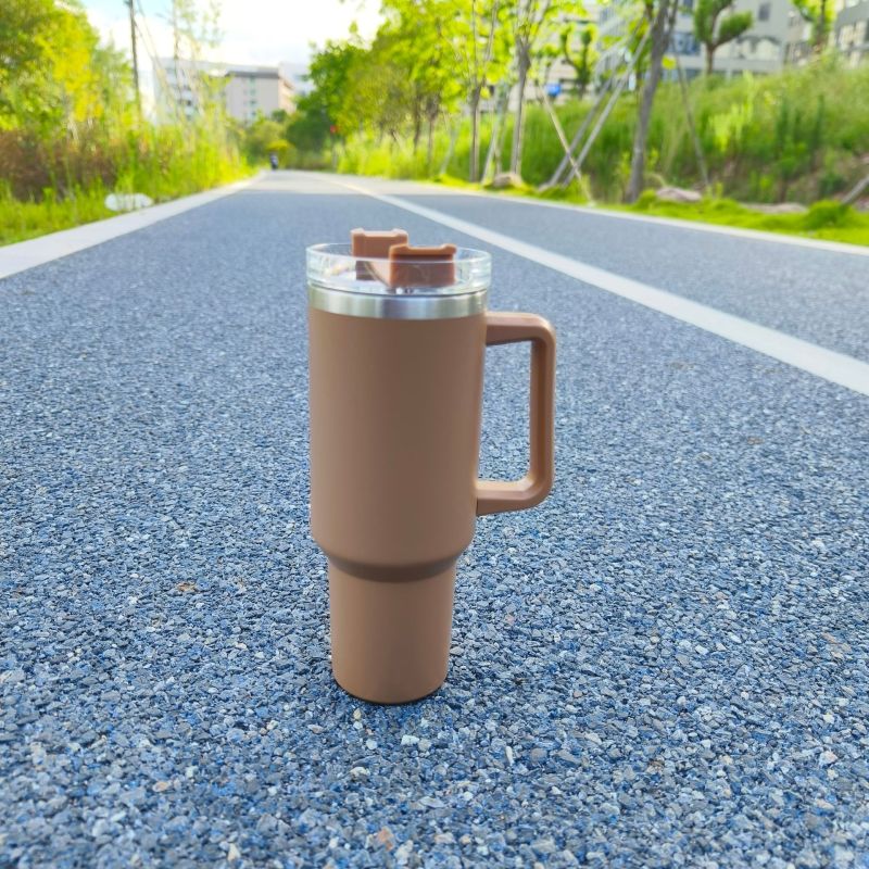 China RTS 40oz Powder Coated Mug Non-sub Stainless Steel Colored(25PCS)