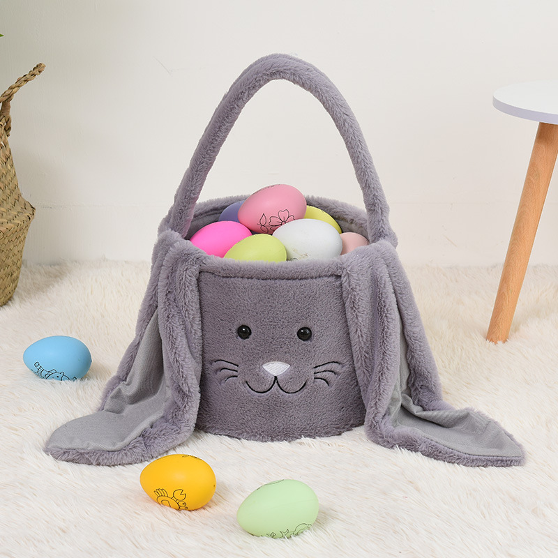 RTS Plush Bunny Rabbit Basket for Easter Free Shipping (20PCS)