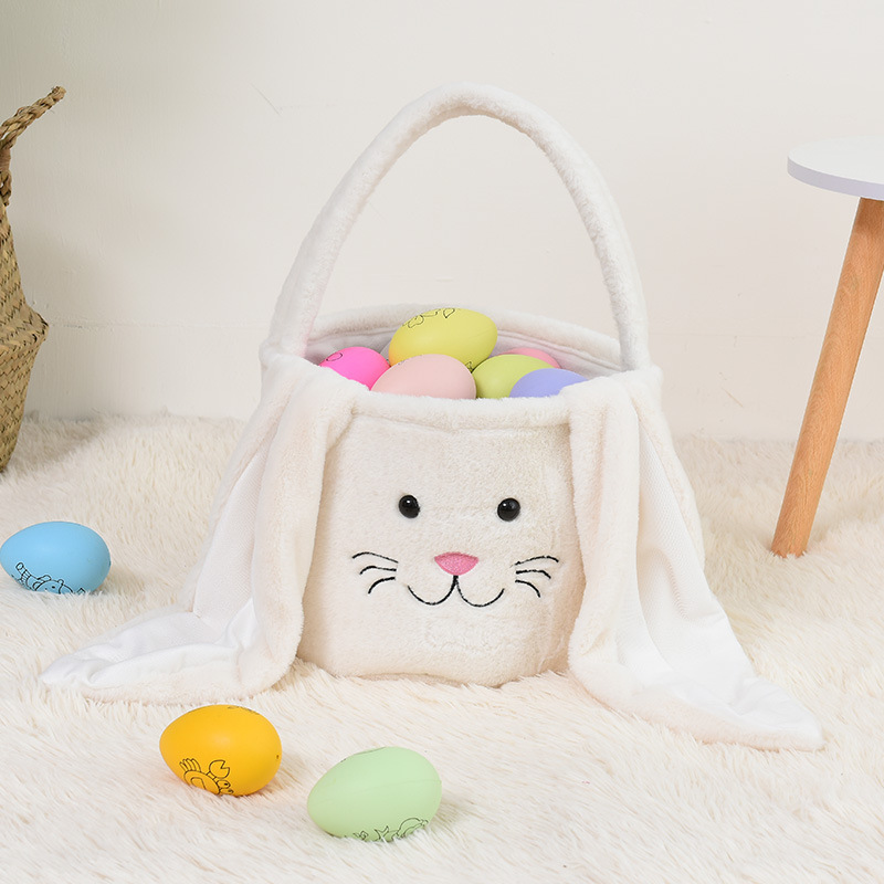 RTS Plush Bunny Rabbit Basket for Easter Free Shipping (20PCS)
