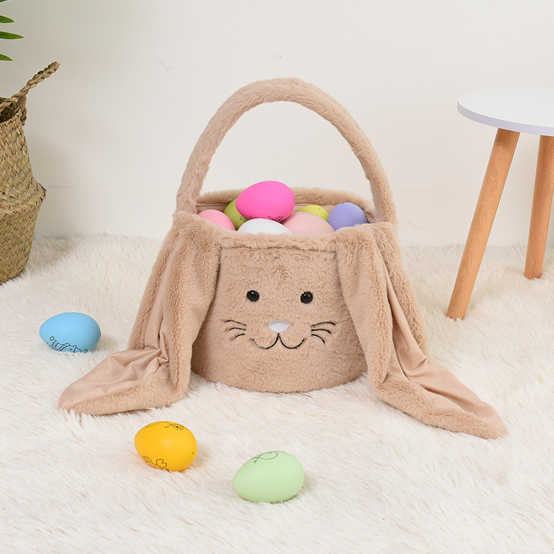 RTS Plush Bunny Rabbit Basket for Easter Free Shipping (20PCS)