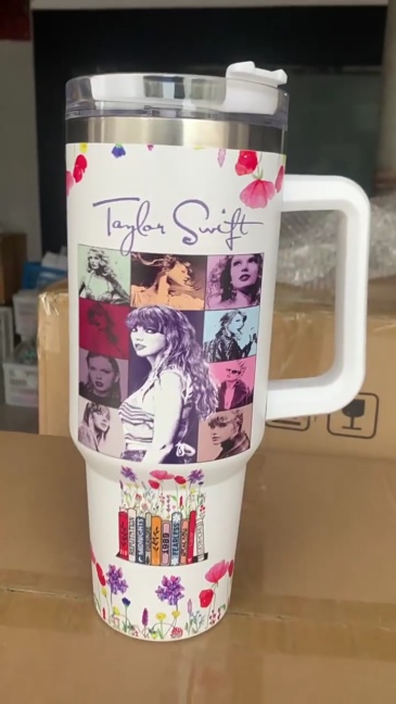 NEW China RTS 40oz Printed Mugs with Taylor Free Shipping (20PCS)